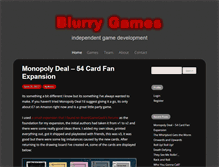 Tablet Screenshot of blurrygames.com